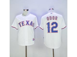 Texas Rangers 12 Rougned Odor Baseball Jersey White