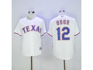 Texas Rangers 12 Rougned Odor Baseball Jersey White