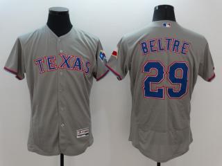 Texas Rangers 29 Adrian Beltre Flexbase Baseball Jersey Gray