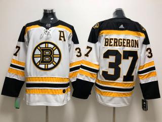 Adidas Boston Bruins 37 Patrice Bergeron Ice Hockey Jersey White