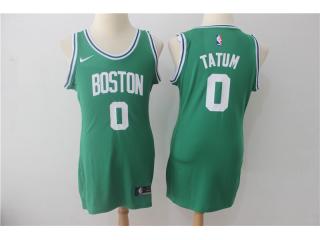 Women 2017-2018 Nike Boston Celtics 0 Jayson Tatum Basketball Jersey Gray City Edition Fans