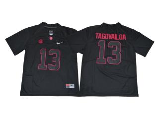 2018 Alabama Crimson Tide 13 Tua Tagovailoa Limited College Football Jersey Black Diamond Edition