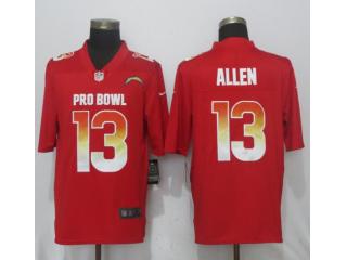 2018 All Stars San Diego Chargers 13 Keenan Allen Pro Bowl Limited Football Jersey Red