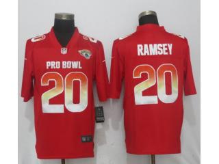 2018 All Stars Jacksonville Jaguars 20 Jalen Ramsey Pro Bowl Limited Football Jersey Red