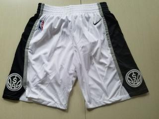 Spurs White Nike shorts