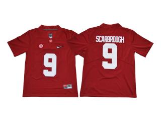 2017 New Alabama Crimson Tide 9 Bo Scarbrough Limited College Football Jersey Red Diamond Edition