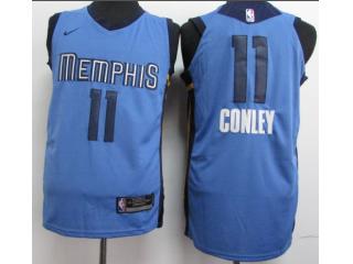 2017-2018 NIke Memphis Grizzlies 11 Mike Conley Basketball Jersey Light blue