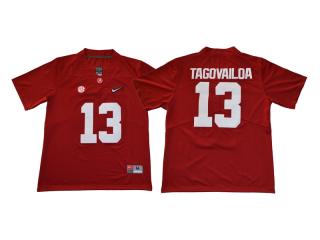 2018 Alabama Crimson Tide 13 Tua Tagovailoa Limited College Football Jersey Red Diamond Edition