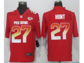 2018 All Stars Kansas City Chiefs 27 Kareem Hunt Pro Bowl Limited Football Jersey Red