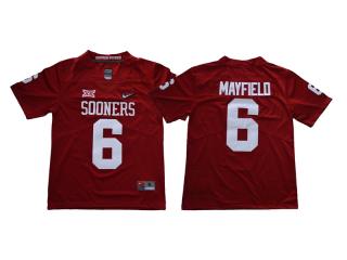 2018 New Oklahoma Sooners 6 Baker Mayfield Limited College Football Jersey Red Diamond Edition