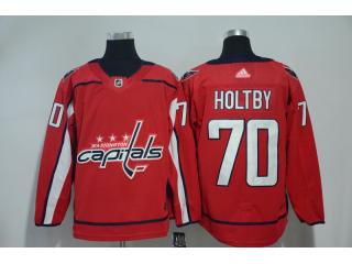 Adidas Washington Capitals 70 Braden Holtby Ice Hockey Jersey Red