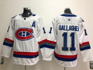 Adidas Montreal Canadiens 11 Brendan Gallagher Ice Hockey Jersey ALL White