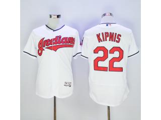 Cleveland indians 22 Jason Kipnis Flexbase Baseball Jersey White