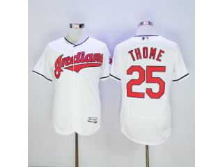 Cleveland indians 25 Jim Thome Flexbase Baseball Jersey White