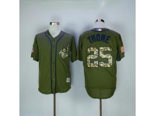 Cleveland indians 25 Jim Thome Baseball Jersey Green
