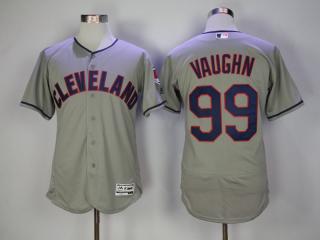 Cleveland indians 99 Rick Vaughn Flexbase Baseball Jersey Gray