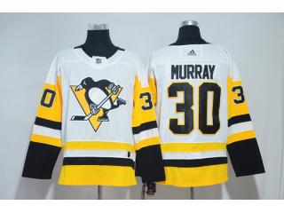 Adidas Pittsburgh Penguins 30 Matt Murray Ice Hockey Jersey White
