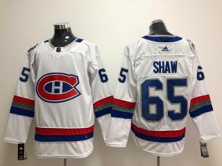 Adidas Montreal Canadiens 65 Andrew Shaw Ice Hockey Jersey ALL White