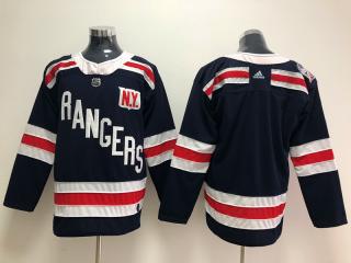 Adidas New York Rangers Blank Ice Hockey Jersey Black