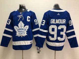 Adidas Toronto Maple Leafs 93 Doug Gilmour Ice Hockey Jersey Blue