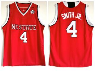 NCAA North Carolina State University 4 JR. Red new fabric embroidered Jersey