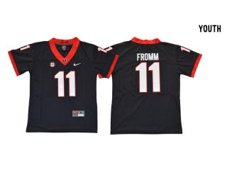 Youth 2017 New Georgia Bulldogs 11 Jake Fromm ollege Limited Football Jersey Black
