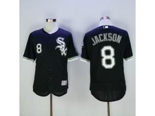 Chicago White Sox 8 Bo Jackson Flexbase Baseball Jersey Black