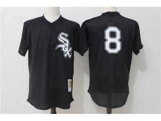 Chicago White Sox 8 Bo Jackson Baseball Jersey Black Retro mesh