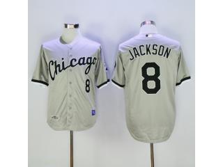 Chicago White Sox 8 Bo Jackson Baseball Jersey Gray Retro