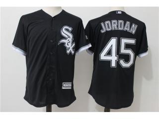 Chicago White Sox 45 Michael Jordan Baseball Jersey Black Fan version