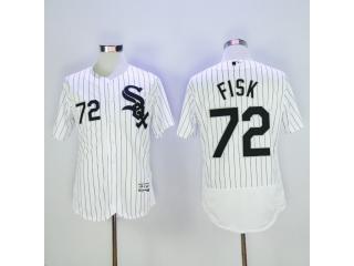 Chicago White Sox 72 Carlton Fisk Flexbase Baseball Jersey
