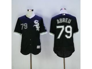 Chicago White Sox 79 Jose Abreu Flexbase Baseball Jersey Black