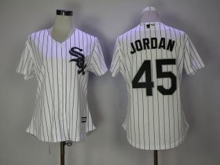 Women Chicago White Sox 45 Michael Jordan Baseball Jersey
