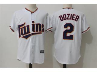 Minnesota Twins 2 Brian Dozier Baseball Jersey White Fan version