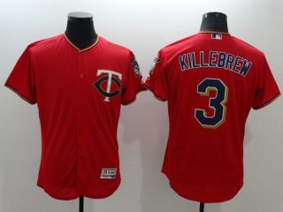 Minnesota Twins 3 Harmon Killebrew Flexbase Baseball Jersey Red