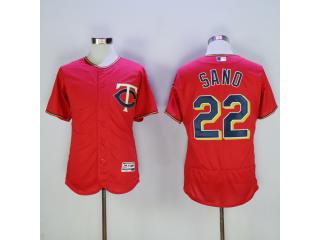 Minnesota Twins 22 Miguel Sano Flexbase Baseball Jersey Red