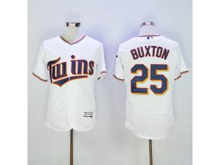Minnesota Twins 25 Byron Buxton Flexbase Baseball Jersey White