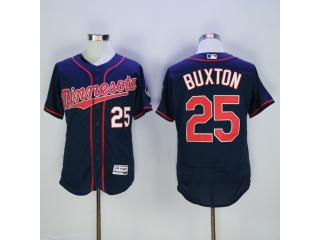 Minnesota Twins 25 Byron Buxton Flexbase Baseball Jersey Navy Blue