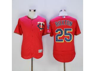 Minnesota Twins 25 Byron Buxton Flexbase Baseball Jersey Red