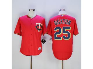 Minnesota Twins 25 Byron Buxton Baseball Jersey Red Fan version