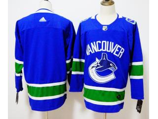 Adidas Vancouver Canucks Blank Ice Hockey Jersey Blue