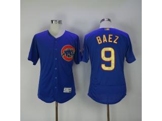 Chicago Cubs 9 Javier Baez Flexbase Baseball Jersey Blue Champion Edition