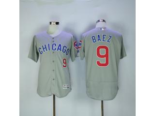 Chicago Cubs 9 Javier Baez Flexbase Baseball Jersey Gray