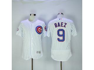 Chicago Cubs 9 Javier Baez Flexbase Baseball Jersey White