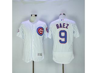Chicago Cubs 9 Javier Baez Flexbase Baseball Jersey White