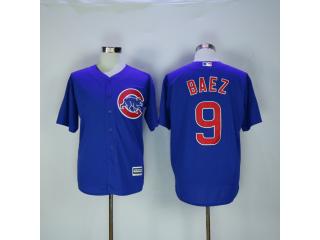Chicago Cubs 9 Javier Baez Baseball Jersey Blue Fan version