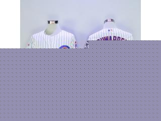 Chicago Cubs 12 Kyle Schwarber Flexbase Baseball Jersey White