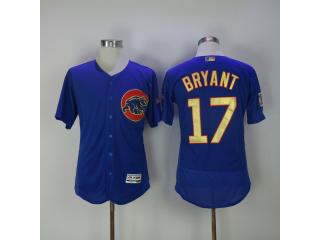 Chicago Cubs 17 Kris Bryant Flexbase Baseball Jersey Blue Champion Edition