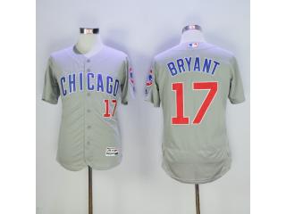 Chicago Cubs 17 Kris Bryant Flexbase Baseball Jersey Gray