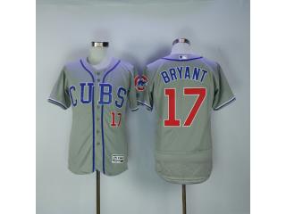Chicago Cubs 17 Kris Bryant Flexbase Baseball Jersey Gray